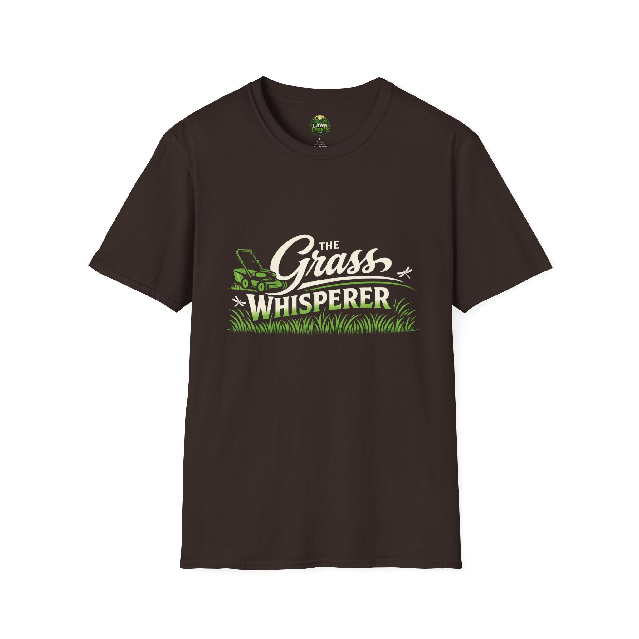Grass Whisperer T-Shirt – Funny Lawn Care Tee for Gardeners & Mowers