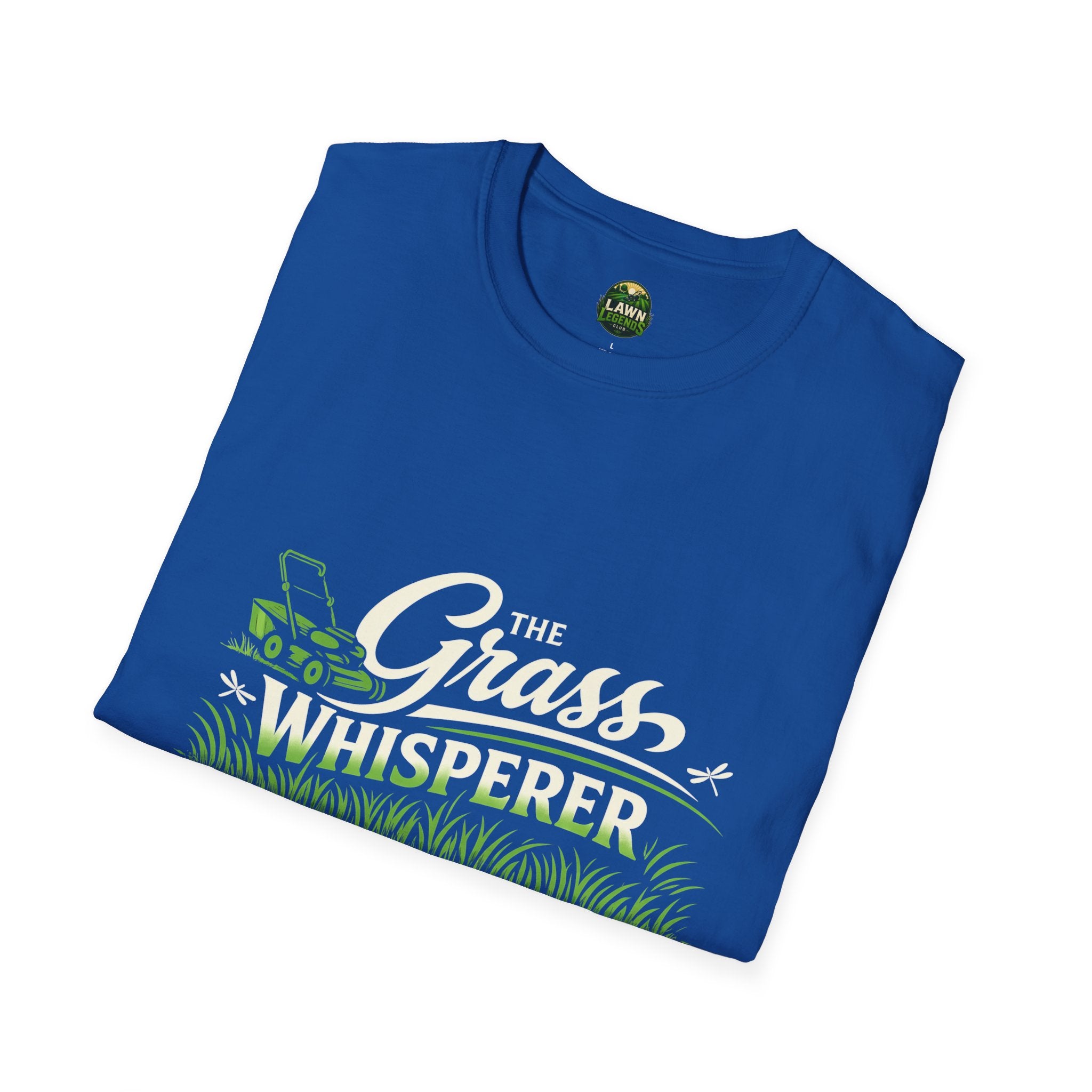 Grass Whisperer T-Shirt – Funny Lawn Care Tee for Gardeners & Mowers