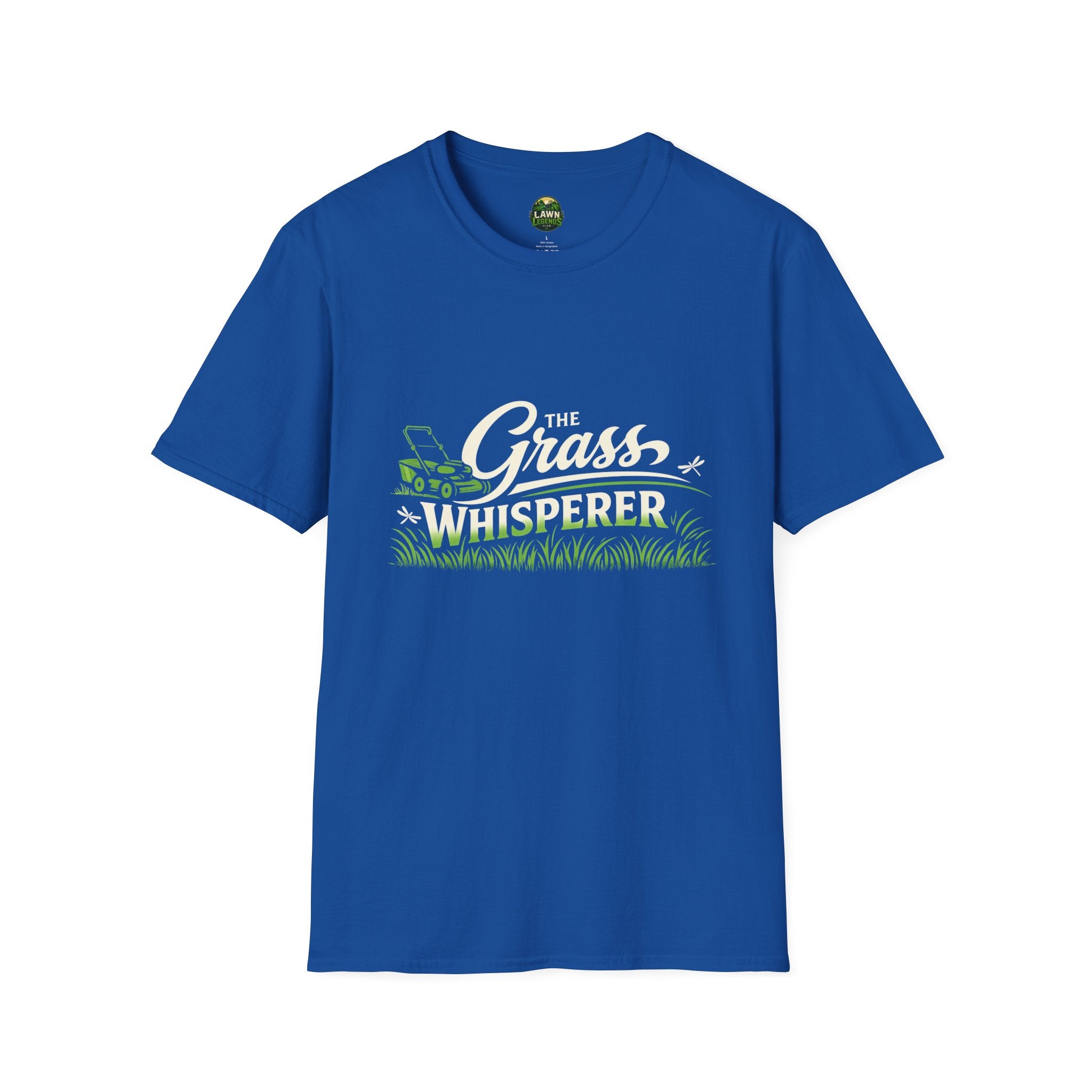 Grass Whisperer T-Shirt – Funny Lawn Care Tee for Gardeners & Mowers