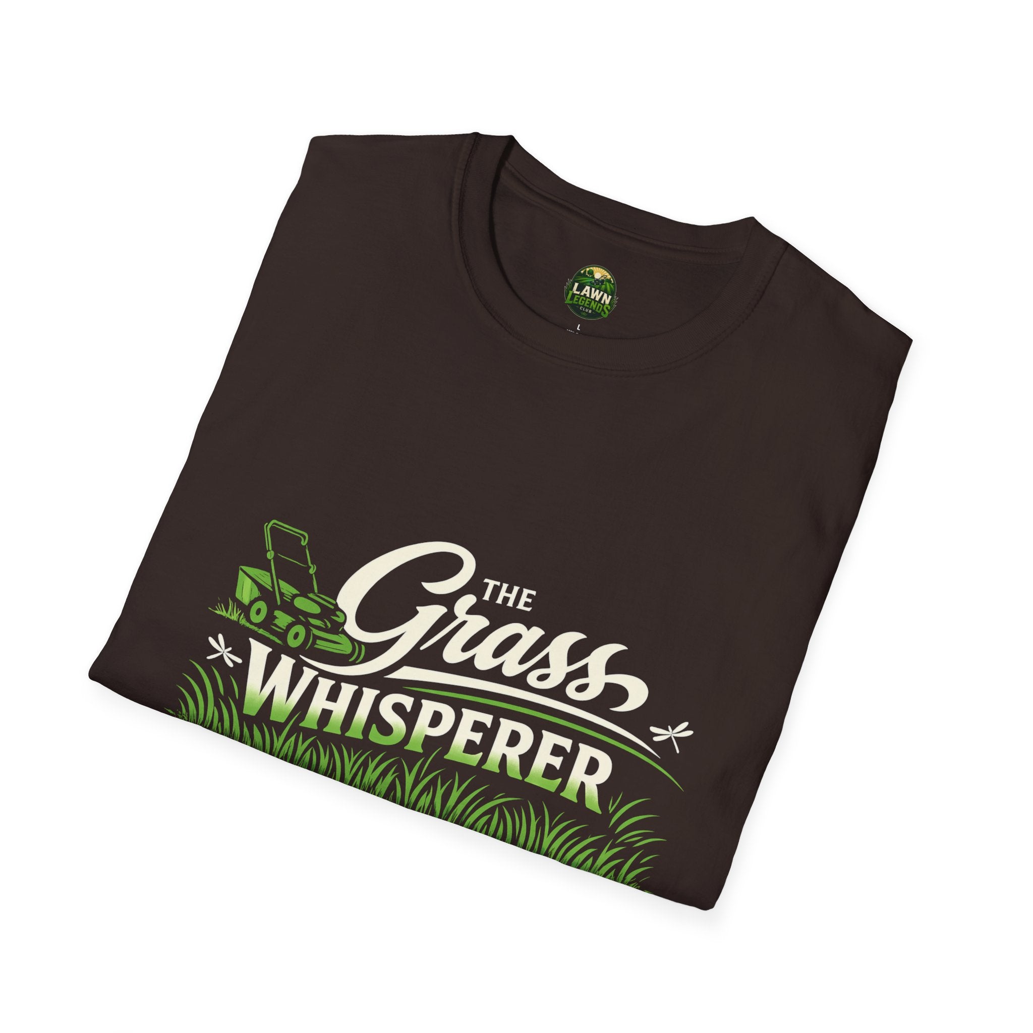 Grass Whisperer T-Shirt – Funny Lawn Care Tee for Gardeners & Mowers